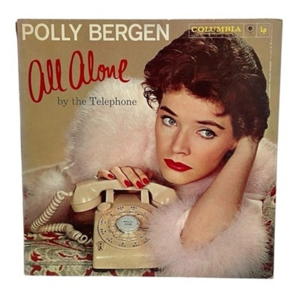 Polly Bergen All Alone By The Telephone Vinyl LP Album 1959 Pop Vocal Mono VG+